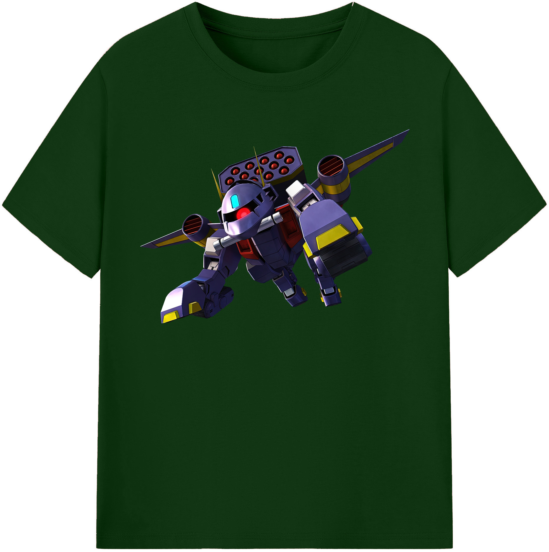（画像用） 機動戦士ガンダム Mobile Suit Gundam 綿100％半袖Tシャツ（フロントプリント）